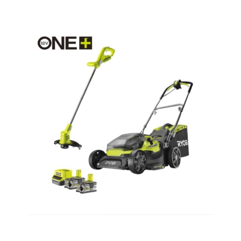 RYOBI akumuliatoriaus hibridinis kombinuotas komplektas, RY18LMH37A + OLT1825M + 2x 5,0 Ah + įkroviklis, 18V