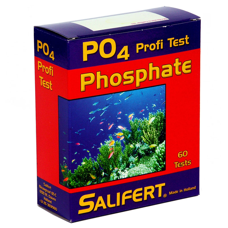 Salifert PO4 Profi fosfatų vandens testas; 0-3mg/l