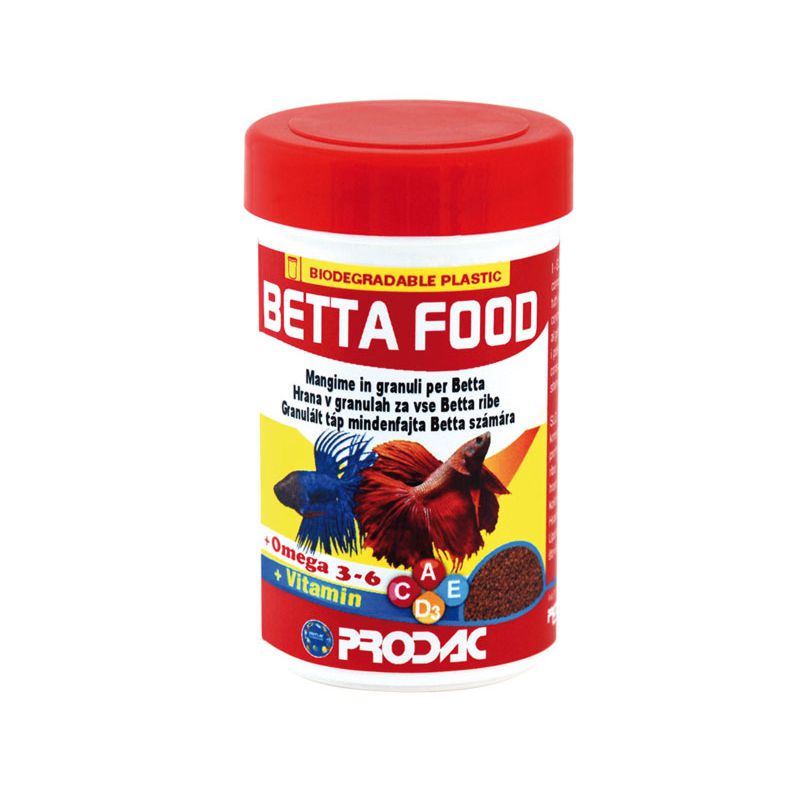 Prodac Betta Food maistas žuvims gaideliams; 40g/100ml