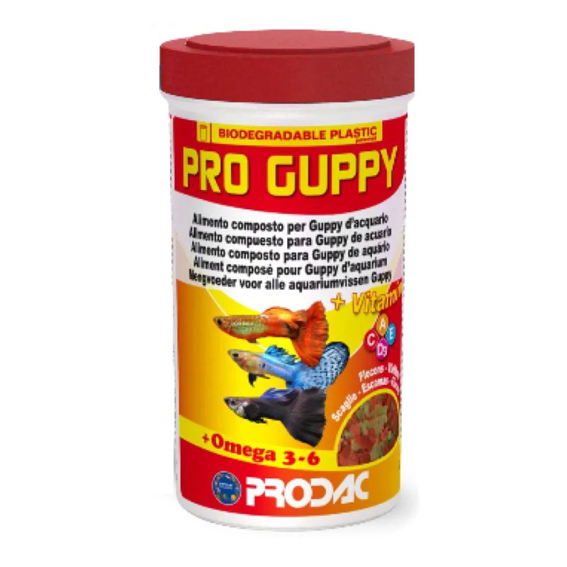 Prodac Pro Guppy maistas žuvims gupijoms; 50g/250ml