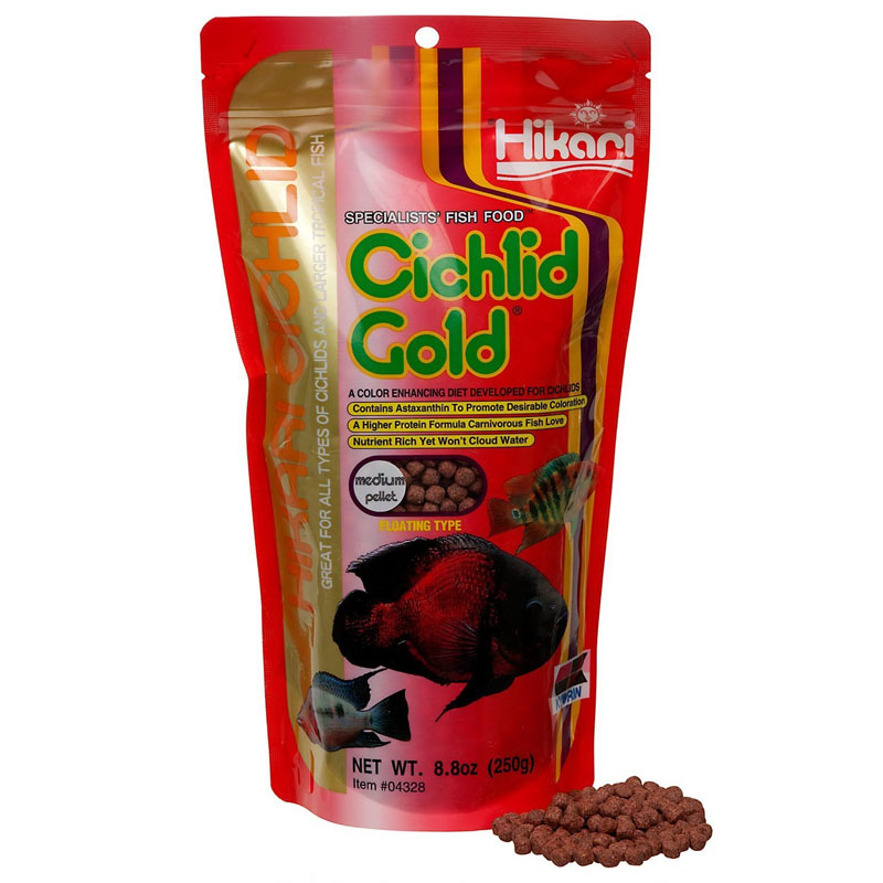 Hikari Cichlid Gold Medium maistas žuvims; 250g