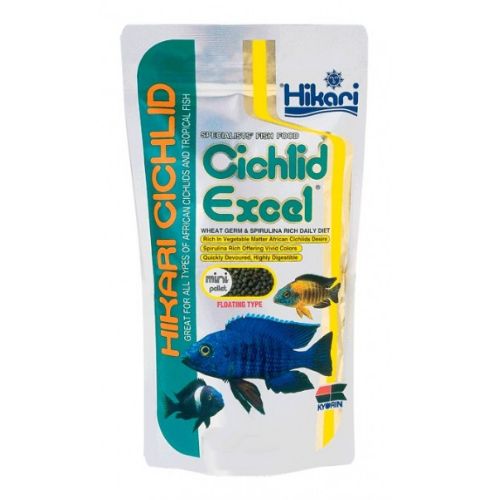 Hikari Cichlid Excel Mini maistas žuvims; 57g, 250g