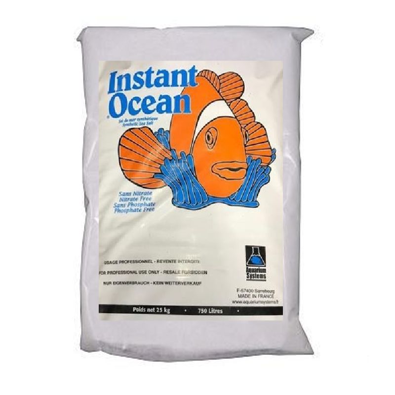 Aquarium Systems Instant Ocean jūros druska akvariumams; 15kg, 25kg