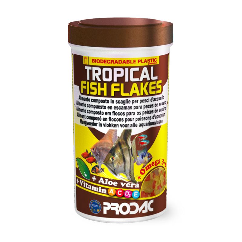 Prodac Tropical Fish Flakes maistas tropinėms žuvims; 50g, 200g