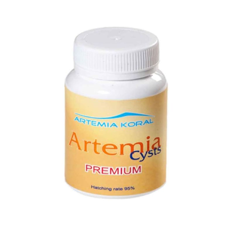 Artemia Koral Artemia Cysts Premium artemijų kiaušiniai ritinimui; 50g