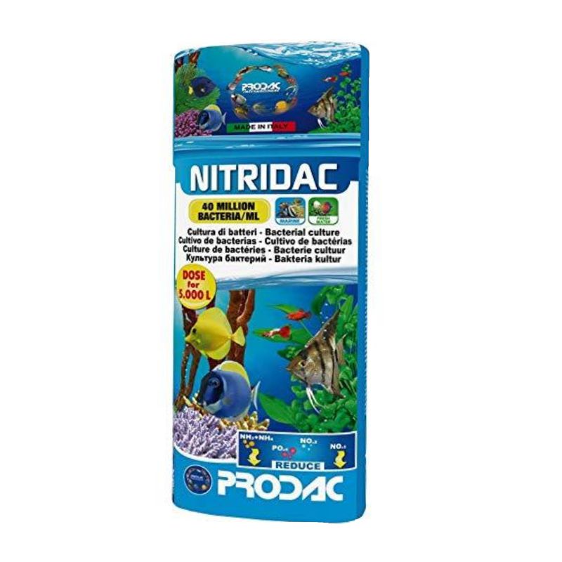 Prodac Nitridac nitritinės / nitratinės bakterijos; 100ml, 250ml, 500ml, 5l