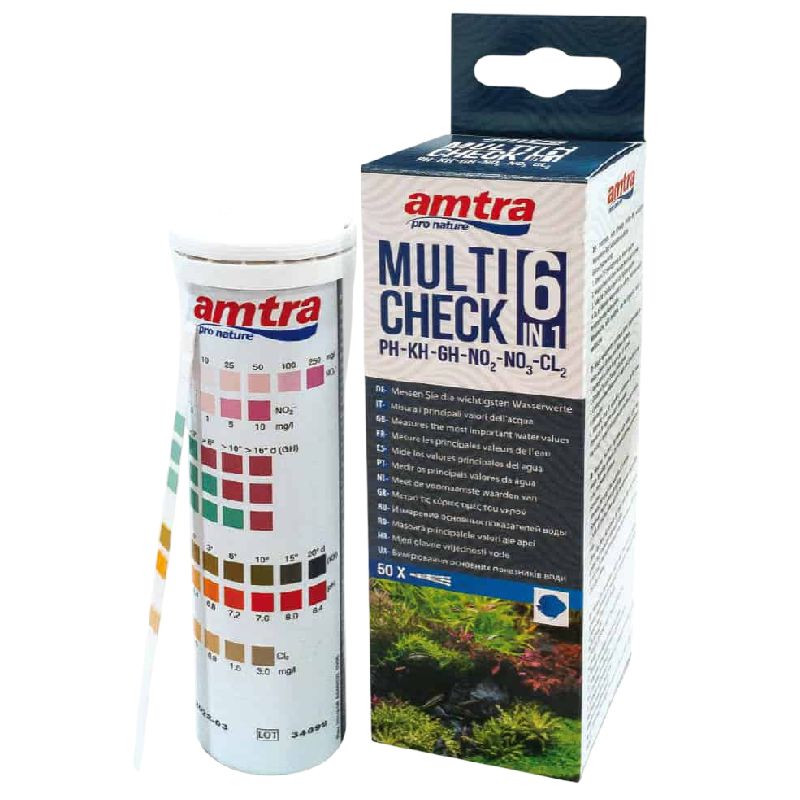 Amtra Multicheck 6 in 1 vandens testas; 50vnt