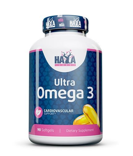 Haya Labs Ultra Omega3 90 kaps. (žuvų taukai)