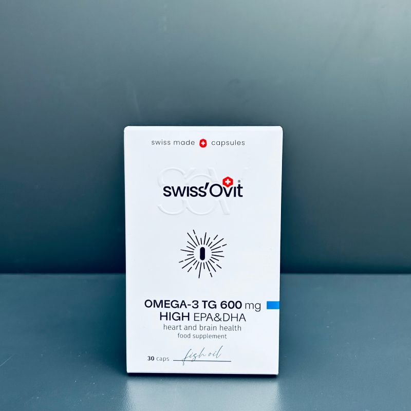 Swiss´Ovit OMEGA 3 TG 600 mg Fish Oil - 30 kaps.