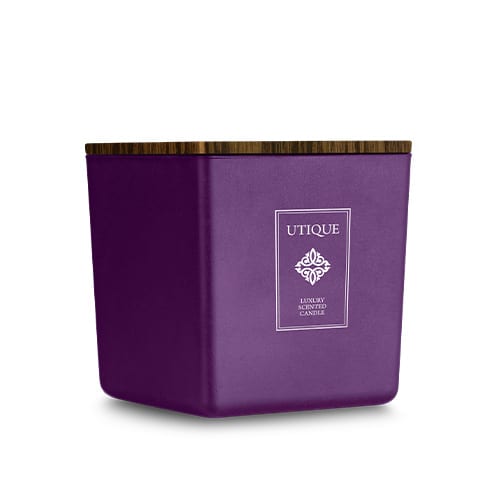 Prabangi kvapioji žvakė - UTIQUE VIOLET OUD kvapo (435 g)