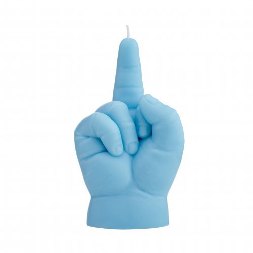 CandleHand Baby F*ck You Candle Žvakė, Pastel Blue