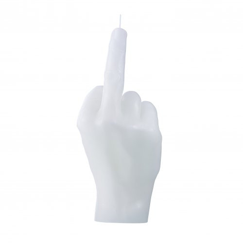 CandleHand F*ck You Candle Žvakė, White