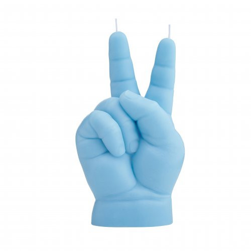 CandleHand Baby Peace Candle Žvakė, Pastel Blue