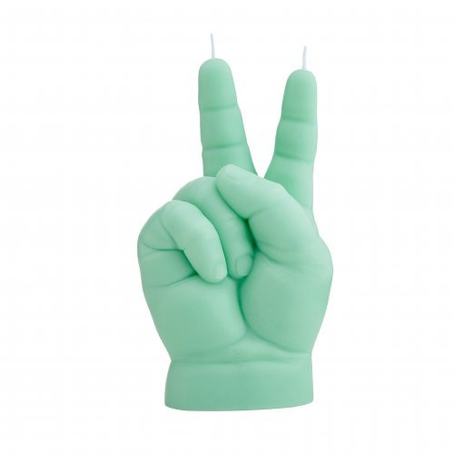 CandleHand Baby Peace Candle Žvakė, Pastel Green