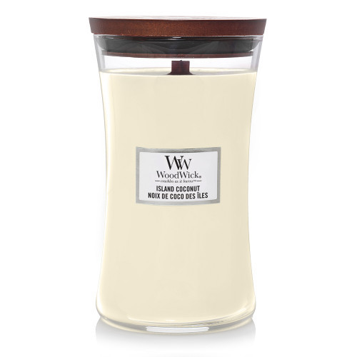 WoodWick Island Coconut Candle Žvakė, Large Hourglass