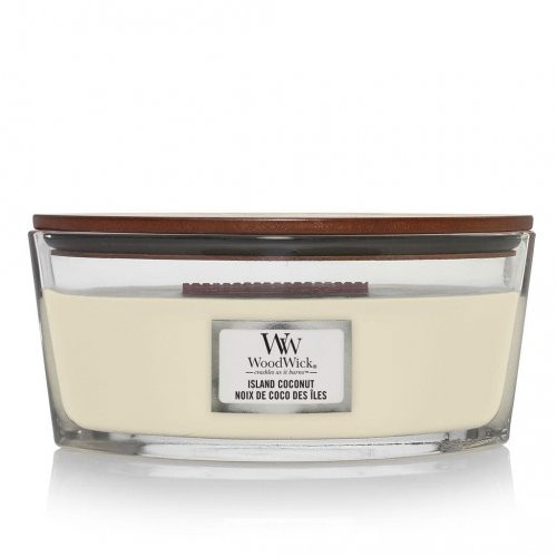 WoodWick Island Coconut Candle Žvakė, Heartwick