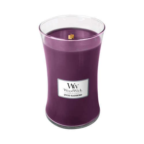 WoodWick Spiced Blackberry Candle Žvakė, Large Hourglass