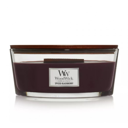 WoodWick Spiced Blackberry Candle Žvakė, Heartwick