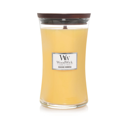 WoodWick Seaside Mimosa Candle Žvakė, Large Hourglass