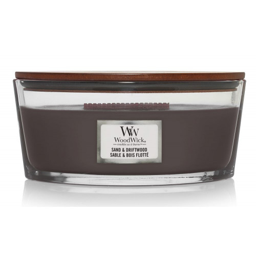 WoodWick Sand & Driftwood Candle Žvakė, Heartwick