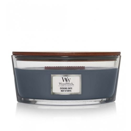 WoodWick Evening Onyx Candle Žvakė, Heartwick