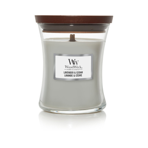 WoodWick Lavender & Cedar Candle Žvakė, Medium