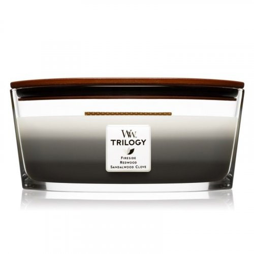 WoodWick Warm Woods Candle Žvakė, Heartwick
