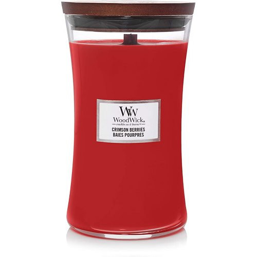 WoodWick Crimson Berries Candle Žvakė, Large Hourglass