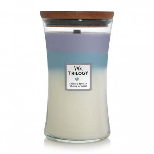 WoodWick Calming Retreat Candle Žvakė, Large Hourglass