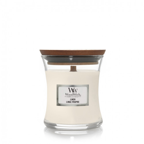 WoodWick Linen Candle Žvakė, Mini