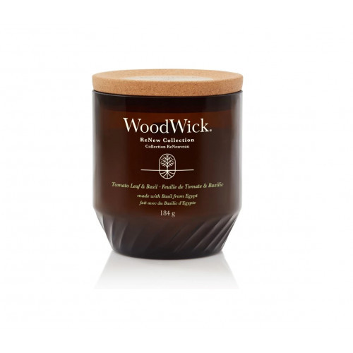 WoodWick Tomato Leaf & Basil Candle Žvakė, Medium