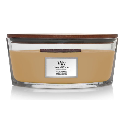 WoodWick Gilded Sands Candle Namų žvakė, Heartwick