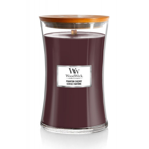 WoodWick Phantom Cherry Candle Namų žvakė, Large Hourglass