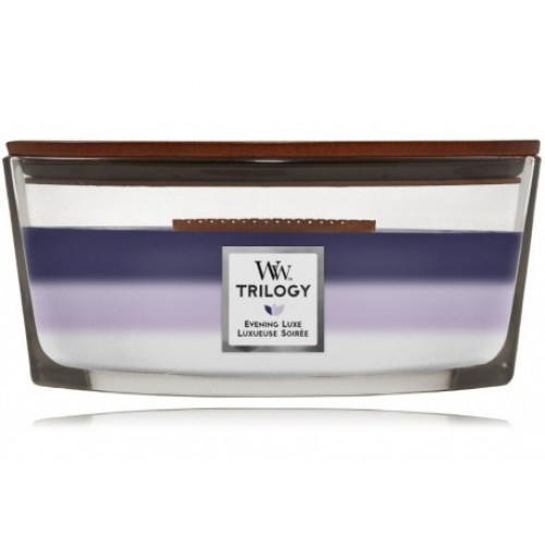 WoodWick Trilogy Evening Luxe Candle Žvakė, Heartwick