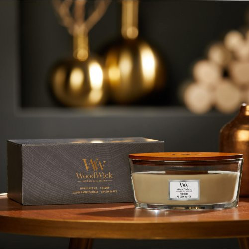 WoodWick Heartwick – Fireside Gift Set Žvakė dovanų dėžutėje, Heartwick