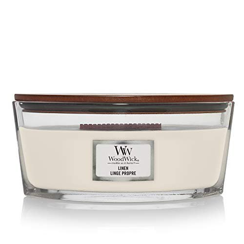 WoodWick Linen Candle Žvakė, Heartwick