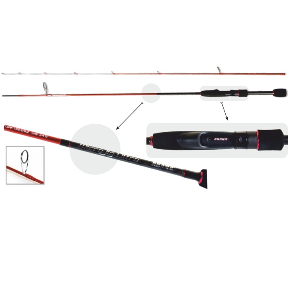 Meškerė Akara MICRO JIG Ultra TX-30 2X ilgis 230 cm, testas 0,5 - 6 g