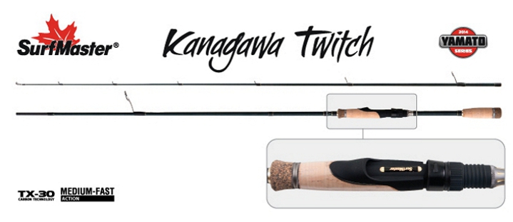 Spiningas SURF MASTER «Yamato KANAGAWA Twitch TX-30» YS5007 2X 2.05m.