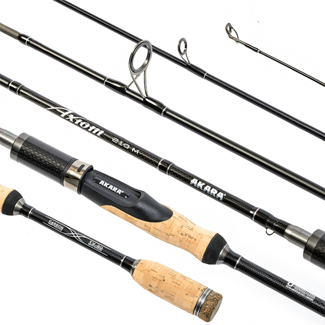 Universalus Spiningas AKARA Axiom TX-30 2-jų dalių, Ilgis 2,40m, Testas 6-28g