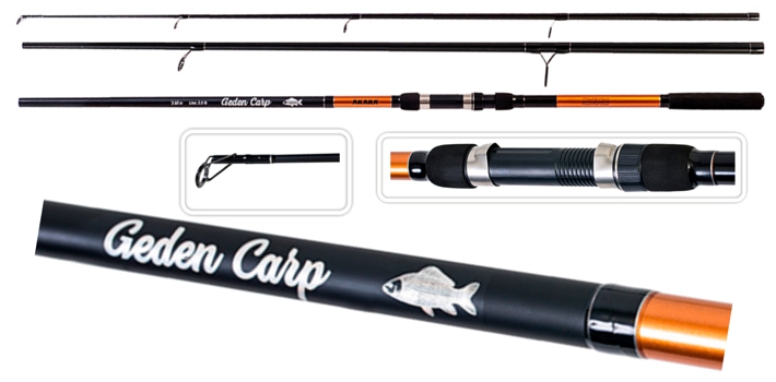 Karpinė Meškerė AKARA Geden Carp TX-20 3-ų Dalių, Ilgis 3,6m, Testas 2,75 lb
