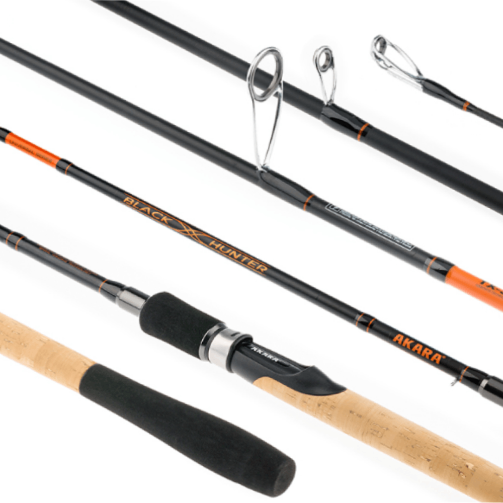 Universalus Spiningas AKARA Black Hunter 2-jų Dalių, Ilgis 2.28m, Testas 17-51g