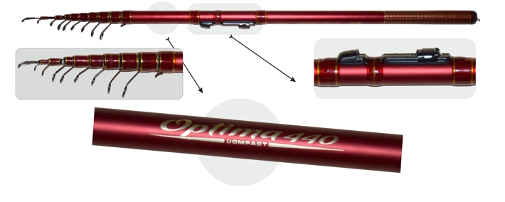 Meškerė AKARA OPTIMA Compact TX-30 Ilgis 4.4m Testas 10-30