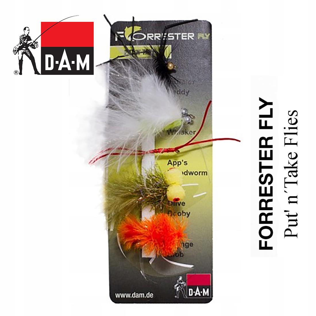 DAM Forrester Fly Put N Take muselių rinkinys 570019 .