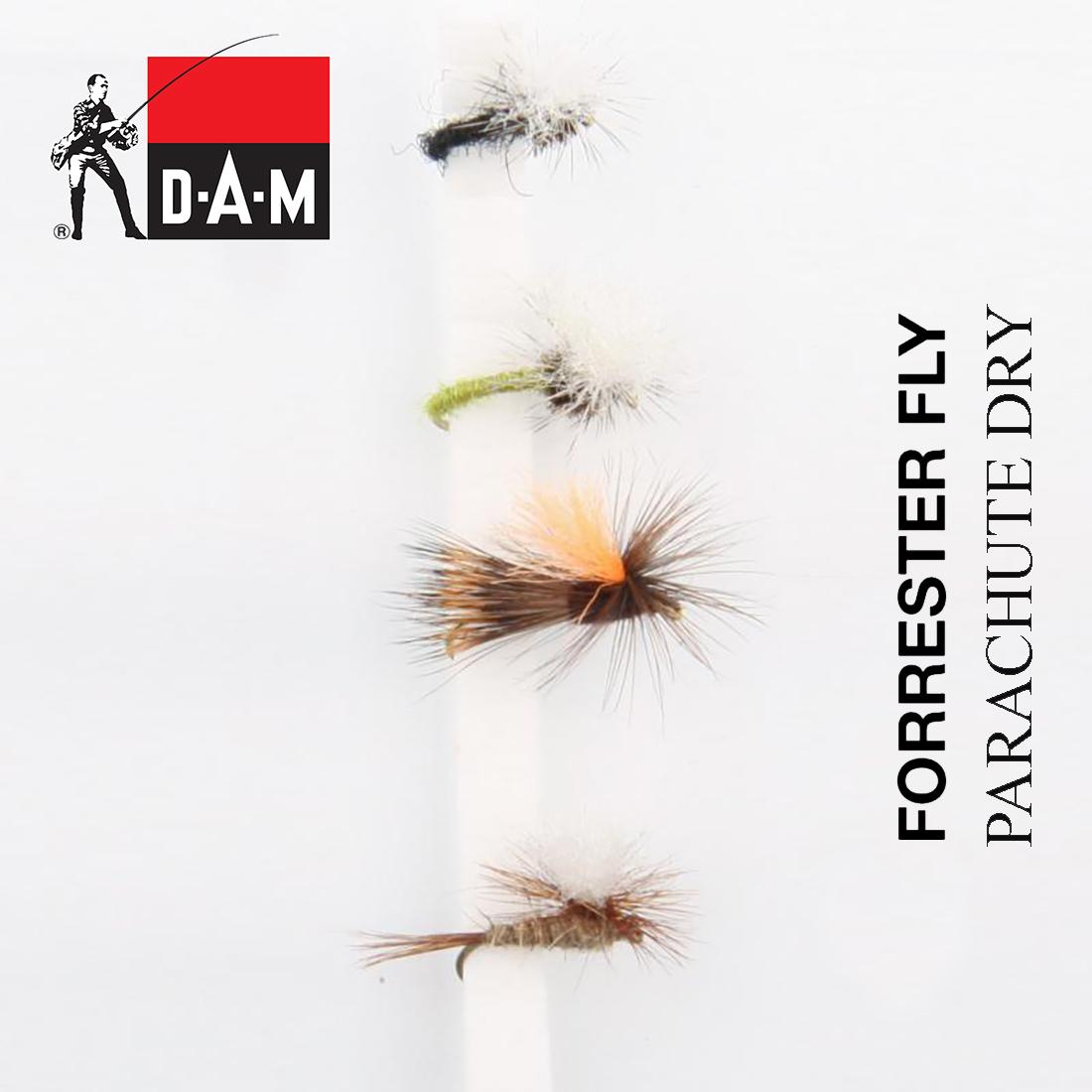 DAM Forrester Fly Parachute Dry muselių rinkinys 570013 .
