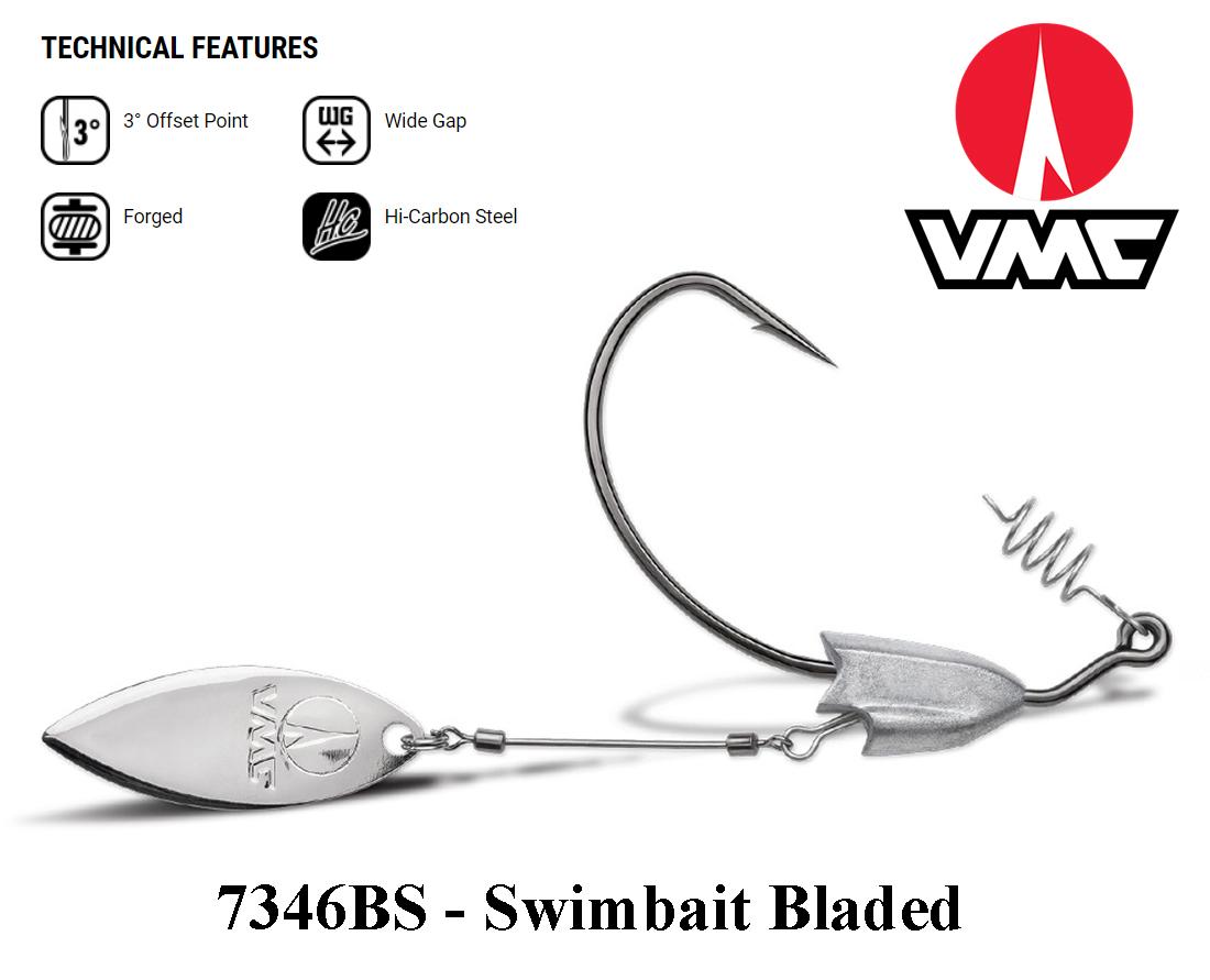 Ofsetinis kabliukas VMC 7346BS – Swimbait Bladed 4/0