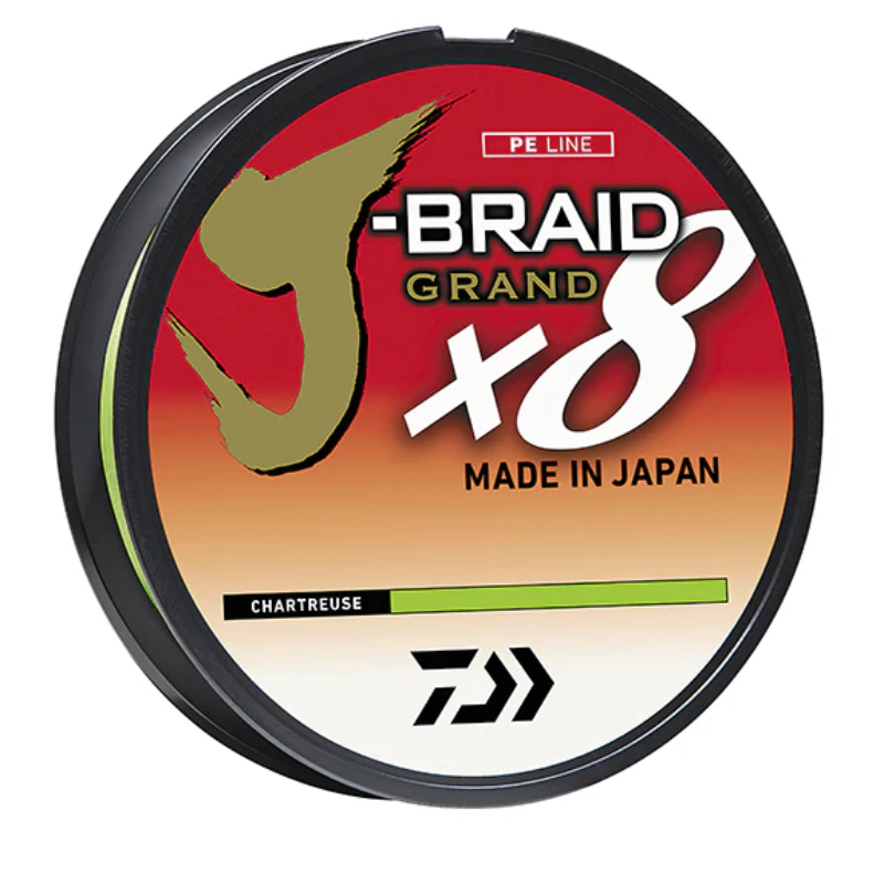 Pintas Valas DAIWA J-Braid Grand X8 Chartreuse 270m 0.18mm