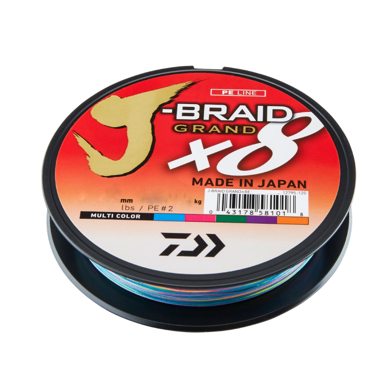 Pintas Valas DAIWA J-Braid Grand x8 0.22mm 19,5kg 150m Multicolor