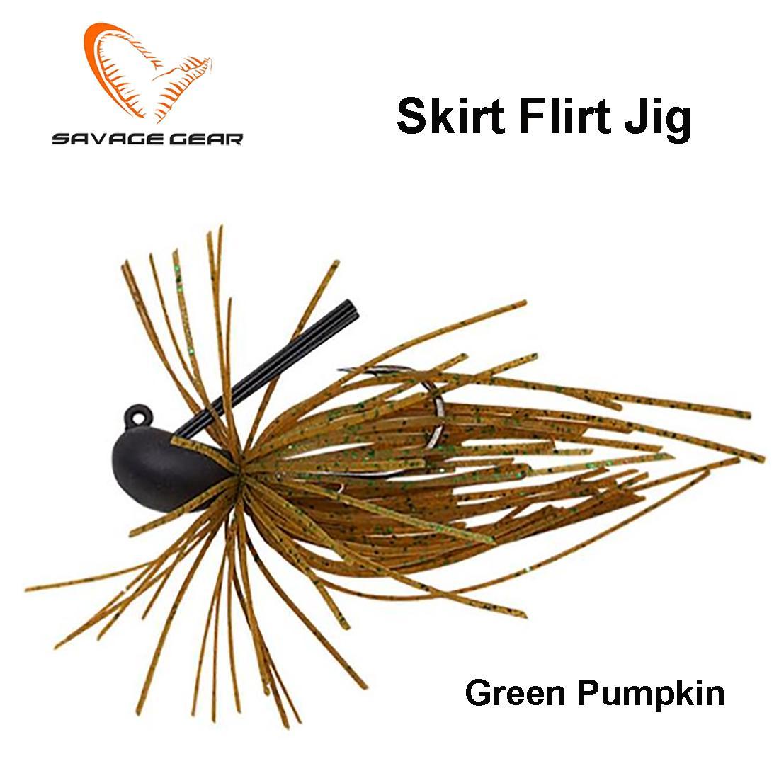 Savage Gear Skirt Flirt Jig Sinking Kablys Nr1 Green Pumpkin 5 g