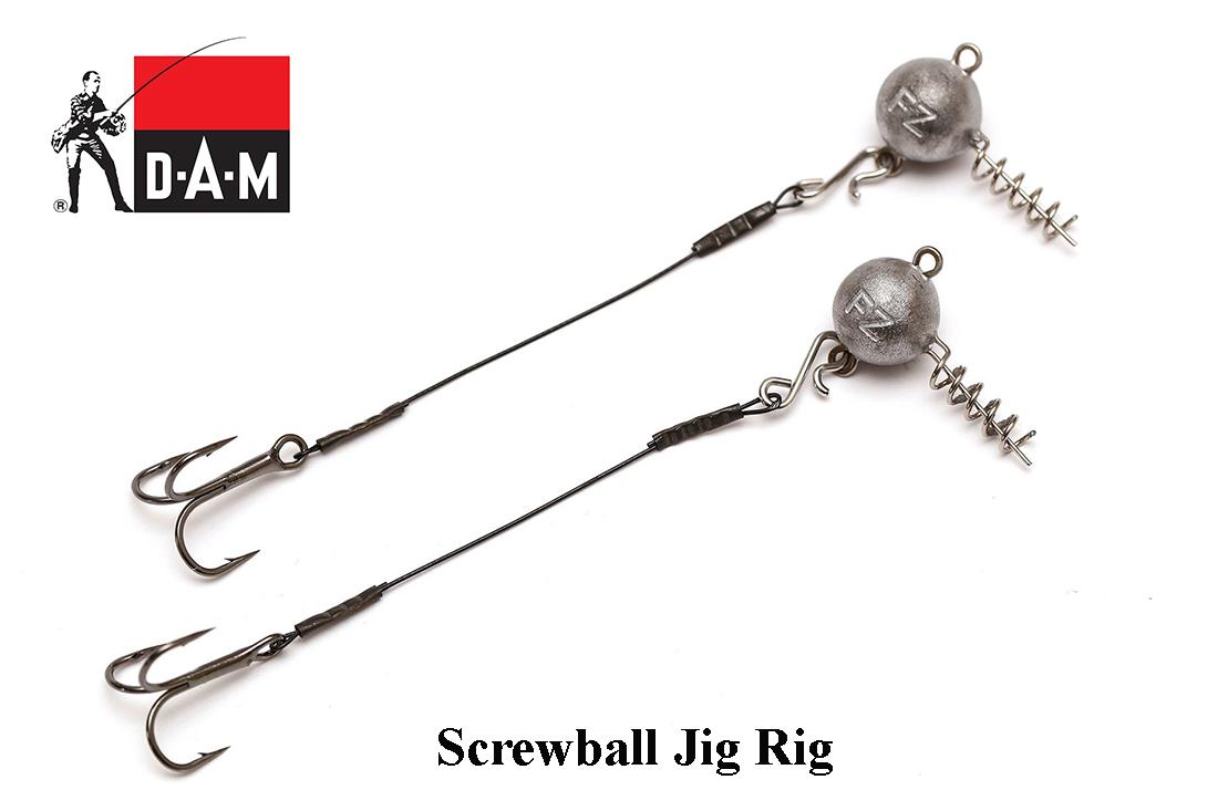 Sistemėlė Galvakablis DAM FZ Screwball Jig Rig 7 g