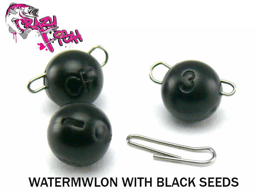 Crazy Fish Čeburaška švininė išardoma Watermelon 1.5 g